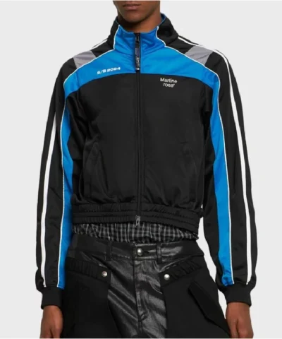 Martine Rose Blue and Black Track Jacket
