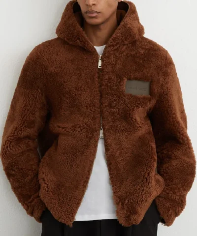 McLaren Racing Hooded Shearling Jacket