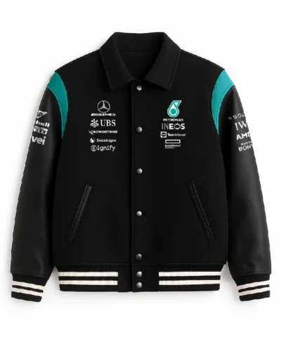 Mercedes-AMG Petronas Black Varsity Jacket
