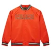 Miami Hurricane Orange Lightweight Satin Jacket