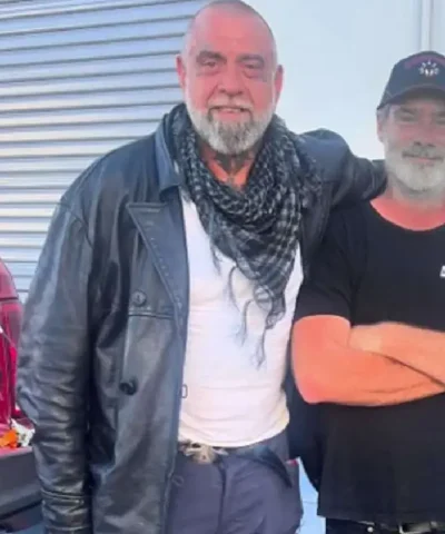 Mike Ferguson Blackout 2026 Atticus Reed Black Lather Coat