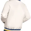 Milwaukee Brewers The Captain Logo White Satin Varsity Jacket For Sale 