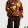 Minecraft Bee Brown Fleece Hoodie For Sale 