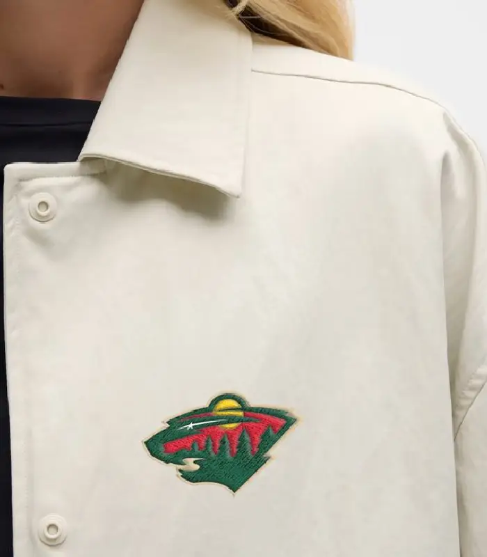 Minnesota Wild Heathered Bone Coach’s Jacket
