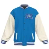 Monster University Retro Blue Varsity Jacket