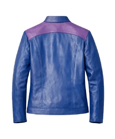 Mortal Kombat 2 Johnny Cage Blue Leather Jacket