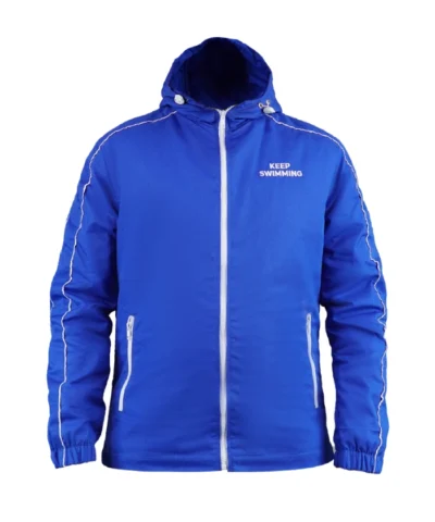 Musinsa Keep Swimming BTS Blue Hooded Jacket For Men and Women For Sale