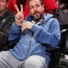 NBA Celeb Row 2026 Adam Sandler Los Angeles Lakers Hoodie