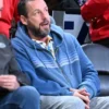 NBA Celeb Row 2026 Adam Sandler Los Angeles Lakers Zip-Up Hoodie