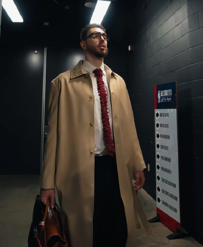 NBA Style Alperen Sengun Luxury Quilted Trench Coat