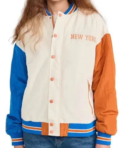 Team-NBA-New-York-Knicks-Satin-Full-Snap-Varsity-Jacket