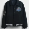 NBA x Gap Varsity All Star Black Wool Jacket