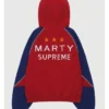 Nahmias Marty Supreme Korea Full-Zip Red and Blue Hooded Jacket 