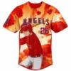 Naruto x Los Angeles Angels Baseball Jersey