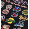 Negro Leagues Baseball Commemorative Bomber Black Satin Jacket
