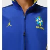 Nike x Jordan FIFA World Cup Brazil 2026 Anthem Womens Black and Blue Oversized Track Jacket