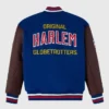 OVO Harlem Globetrotters Wool With Leather Sleeves Varsity Jacket