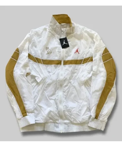 OVO x Air Jordan x Drake Track Jacket Front View