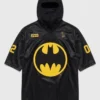 OVO x Batman x The Joker Half Sleeves Black Hoodie Jacket 
