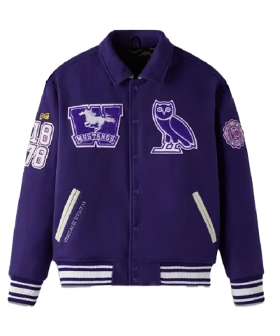OVO x Western University Mustangs Campus Varsity Jacket