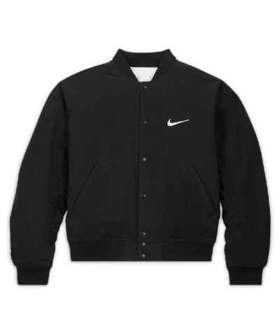 Order Nike x Stussy Reversible Black and Olive Green Bomber Jacket 