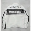 Order Now Mercedes-Benz White Genuine Cowhide Leather Jacket 