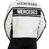 Order Now Mercedes-Benz White Genuine Leather Jacket 