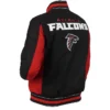 Order this Team Atlanta Falcons Dewey Black Varsity Jacket