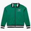 Philadelphia Eagles Green Retro Full-Zip Track Jacket