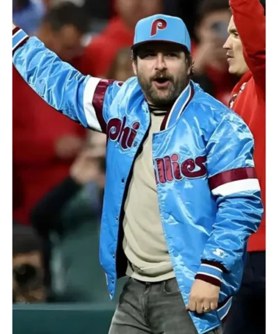Philadelphia Phillies MLB Charlie Day Blue Bomber Jacket