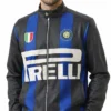 Plateau x Inter Milan Leather Jacket
