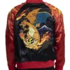 Pokemon Charizard Souvenir Satin Bomber Jacket For Sale 