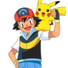Pokemon TV Show Ash Ketchum Blue Vest 