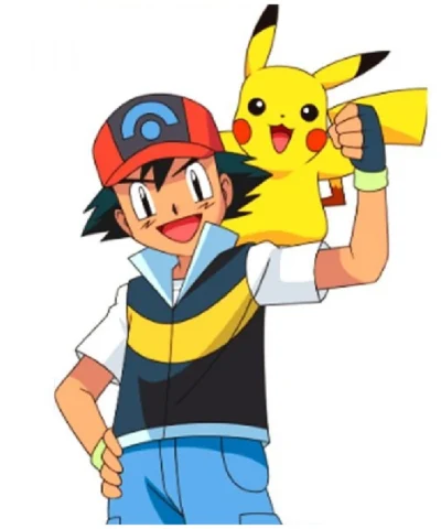 Pokemon TV Show Ash Ketchum Blue Vest 