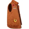 Punky Brewster Cotton Brown Vest