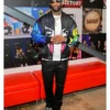 Rapper Hoodrich Pablo Juan The Ferrari and BT Show The Beat at iHeartRadio Graphic Bomber Jacket 