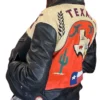 Rare Avirex Texas Motorcycle Biker Leather Jacket - Multicolor