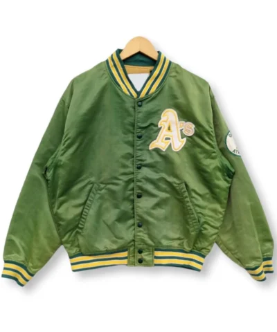 Rare Oakland Athletics Vintage Baseball Jacket