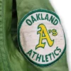 Rare Oakland Athletics Vintage Full-Snap Satin Green Jacket