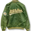 Rare Oakland Athletics Vintage Full-Snap Satin Jacket