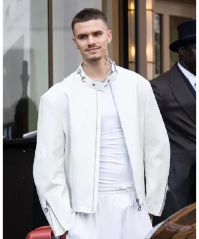 Romeo Beckham Milan Fashion Week Jacket