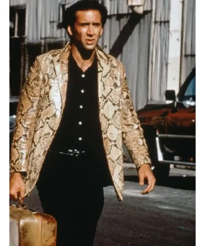 Sailor Ripley Wild at Heart Nicolas Cage Snakeskin Leather Jacket