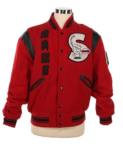 Sailors Michael Jackson Red Varsity Jacket