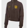 San Diego Padres Nike Primetime Phoenix Fleece Half-Zip Sweatshirt
