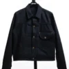 Schott x Lee Black 101 J Cowboy Denim Jacket