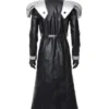 Sephiroth Final Fantasy VII Remake Video Game Long Leather Black Trench Coat