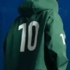Shop American Rapper Chief Keef Italy Green Hooded Shell Jacket
