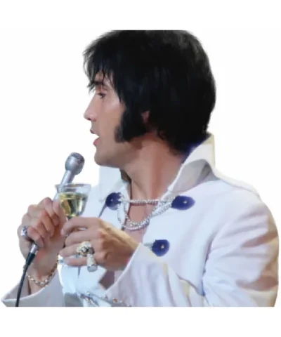 Shop Elvis Presley Stage Performance Costume - White
