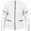 Shop Hannah Montana Miley Cyrus White Jacket