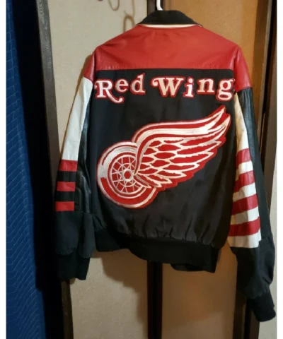 Shop Jeff Hamilton Detroit Red Wings Black Varsity Jacket